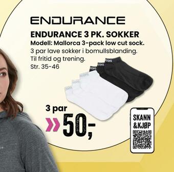 Sport Outlet Endurance 3 pk. sokker tilbud