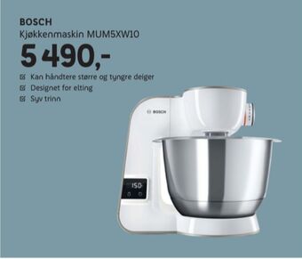 ELON Bosch kjøkkenmaskin tilbud