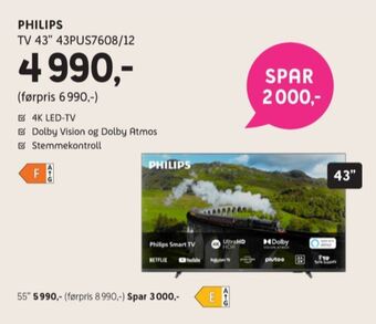 ELON Philips tv tilbud
