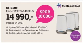 ELON Netgear router tilbud