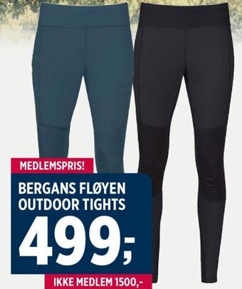 Sport 1 BERGANS FLØYEN OUTDOOR TIGHTS tilbud
