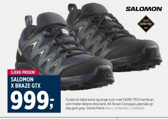 Sport 1 SALOMON X BRAZE GTX tilbud