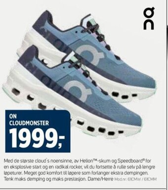 Sport 1 ON CLOUDMONSTER tilbud