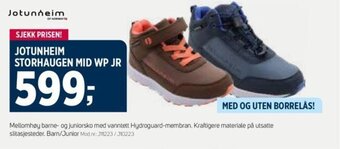Sport 1 JOTUNHEIM STORHAUGEN MID WP JR tilbud