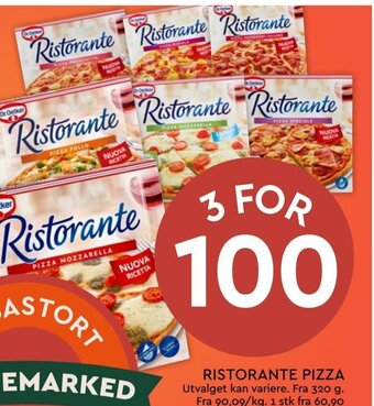 Coop Mega RISTORANTE PIZZA tilbud