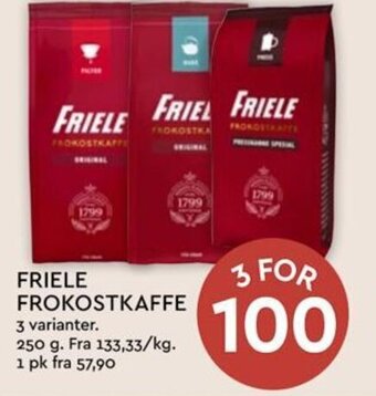 Coop Mega FRIELE FROKOSTKAFFE tilbud