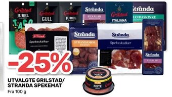 Coop Marked UTVALGTE GRILSTAD/ STRANDA SPEKEMAT tilbud