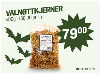 Holdbart Valnøttkjerner tilbud