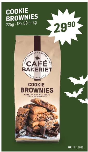 Holdbart Cookie brownies tilbud