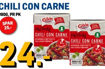 Price Lagerbutikk CHILI CON CARNE tilbud