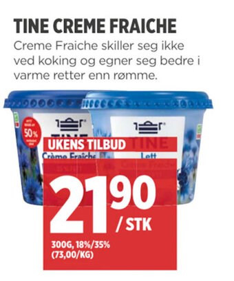 Meny TINE CREME FRAICHE tilbud