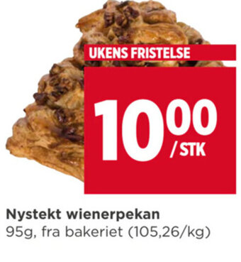 Meny Nystekt wienerpekan tilbud