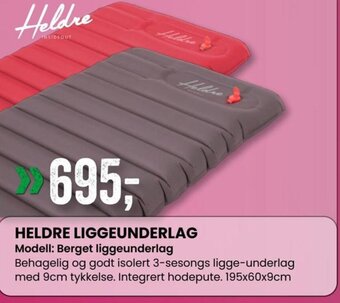 Sport Outlet HELDRE LIGGEUNDERLAG tilbud