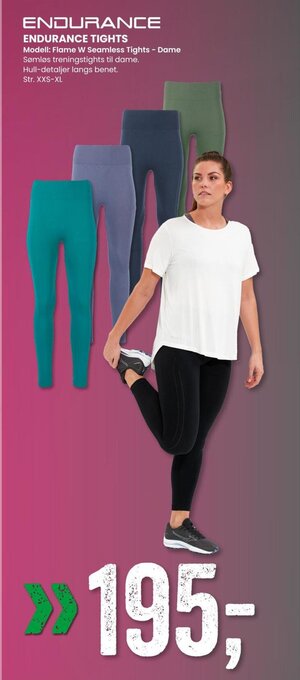 Sport Outlet ENDURANCE TIGHTS tilbud