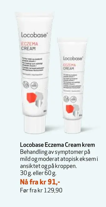Apotek 1 Locobase eczema cream krem tilbud