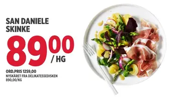 Jacobs San daniele skinke tilbud