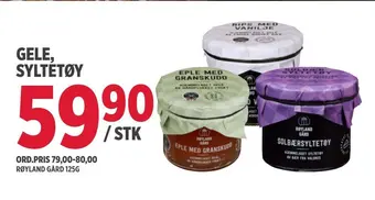 Jacobs Gele, syltetøy tilbud
