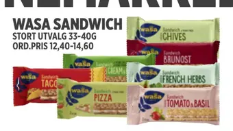 Jacobs Wasa sandwich tilbud