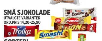 Jacobs Små sjokolade tilbud