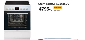 Elkjøp Gram komfyr CC56350V tilbud