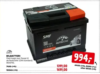 jem & fix Bilbatteri tilbud
