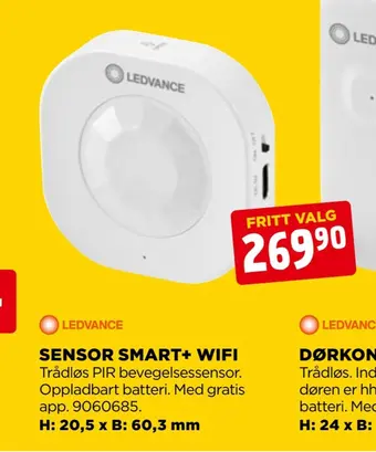 jem & fix Sensor smart+ wifi tilbud