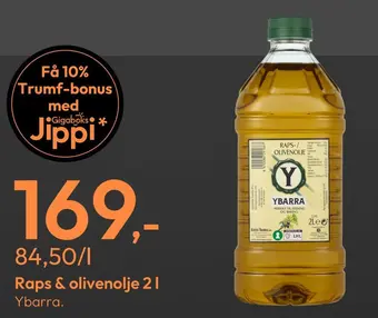 Gigaboks Raps & olivenolje 2 l tilbud