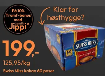 Gigaboks Swiss miss kakao tilbud