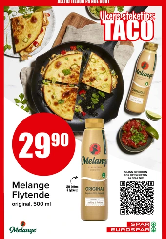 Spar Melange flytende tilbud