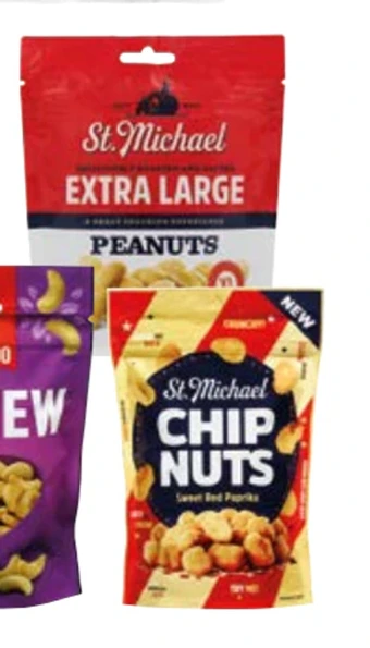Meny Peanøtter/chip nuts tilbud