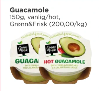 Meny Guacamole tilbud