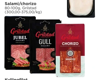 Meny Salami/chorizo tilbud