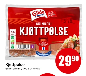 Spar Kjøttpølse tilbud