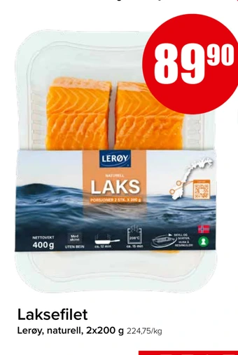 Spar Laksefilet tilbud