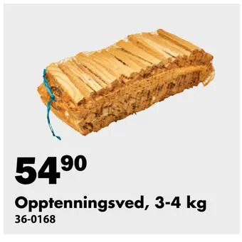 Biltema Opptenningsved, 3-4 kg tilbud