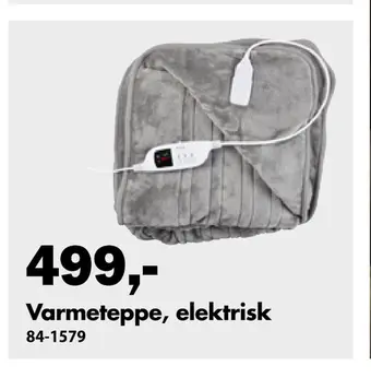 Biltema Varmeteppe, elektrisk tilbud