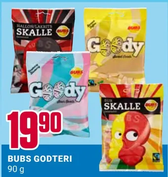 Europris Bubs godteri tilbud