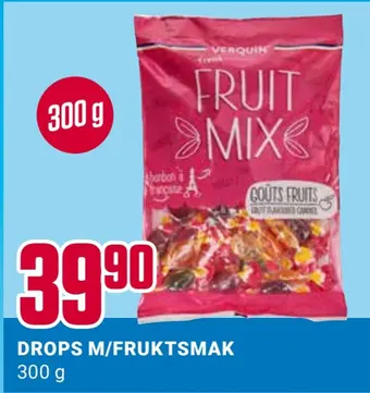 Europris Drops m/fruktsmak tilbud