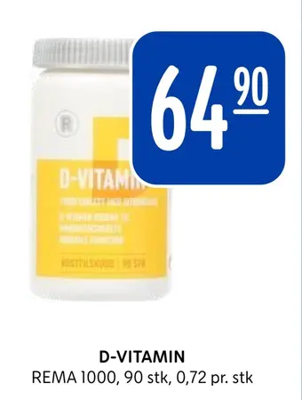 Rema 1000 D-vitamin tilbud