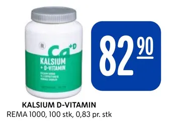 Rema 1000 Kalsium d-vitamin tilbud