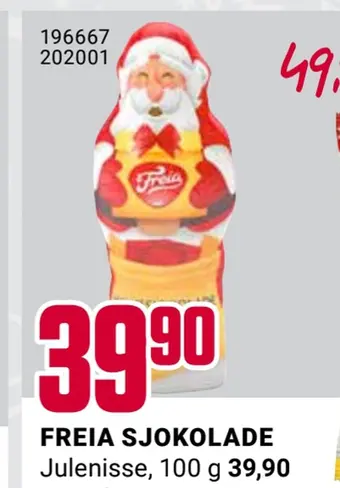 Europris Freia sjokolade tilbud