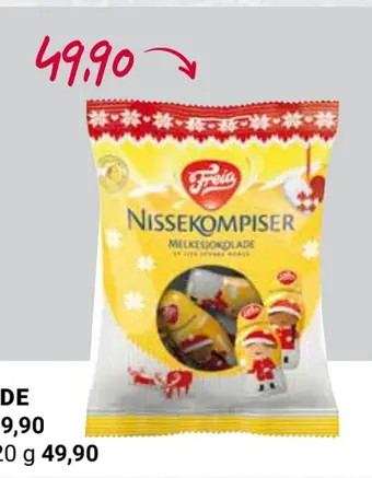 Europris Freia sjokolade tilbud