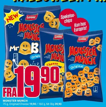 Europris Monster munch tilbud