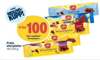 Coop Extra Melkesjokolade sjokoladeplate tilbud