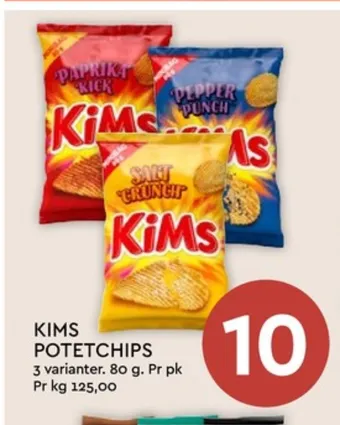 Coop Mega Kims chips tilbud