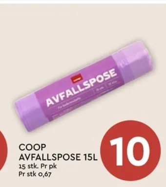 Coop Mega Coop avfallsposer tilbud