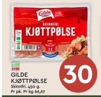 Coop Mega Gilde kjøttpølser tilbud