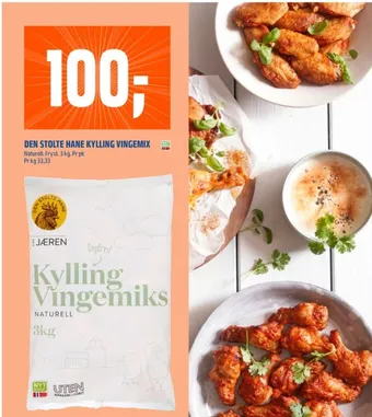 Coop Obs Jæder kyllingvinger tilbud