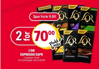 Coop Extra Lor kaffekapsler tilbud