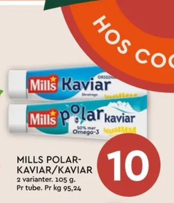 Coop Mega Mills kaviar tilbud